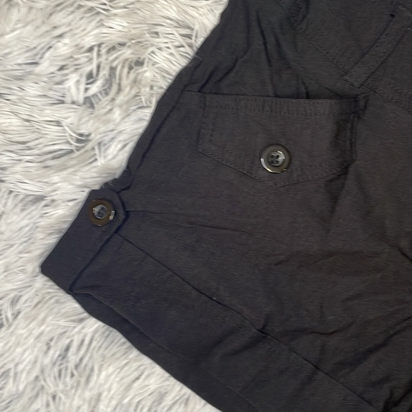 Black Dress Mini Shorts - Picture 5 of 5